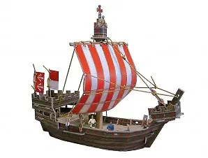 Умная бумага 268 Сборная модель из картона "Ганзейский когг"