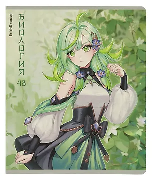 Тетрадь предметная в клетку Erich Krause, "Manga. Биология", 48 листов 3021412