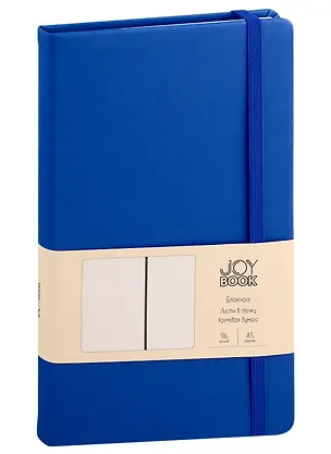 Книга для записей А5 96л тчк. "Joy Book. Синее озеро" иск.кожа, тонир.блок, скругл.углы, ляссе, резинка, карман на задн.форзаце 2990278