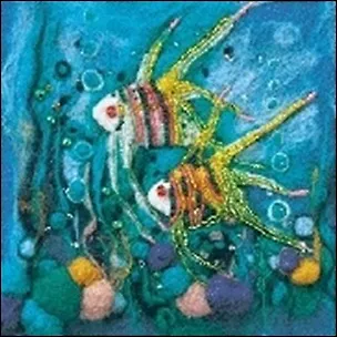 В-46 Морское дно (набор д/валяния) (17х17) 2337608