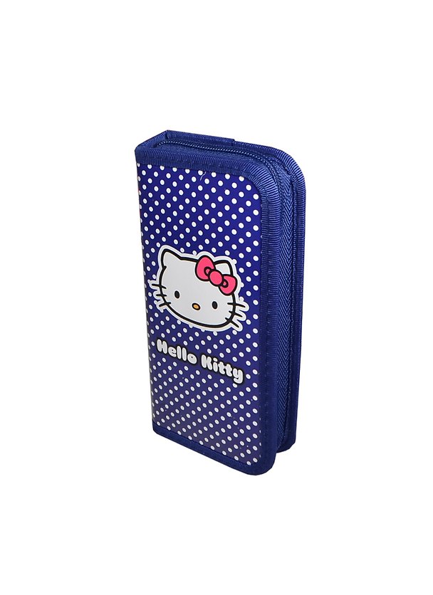 Пенал 1отд. "Hello Kitty" синий, прямоугольный, 19*9см, Премьера 229633 — 1