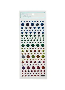 Наклейка Голография страз Капельки (132941) (17х7,5см) (упаковка)