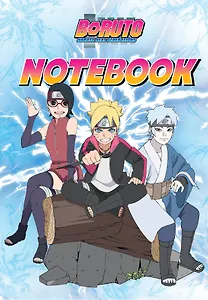 Книга для записей А5 40л "Боруто (голубой)"