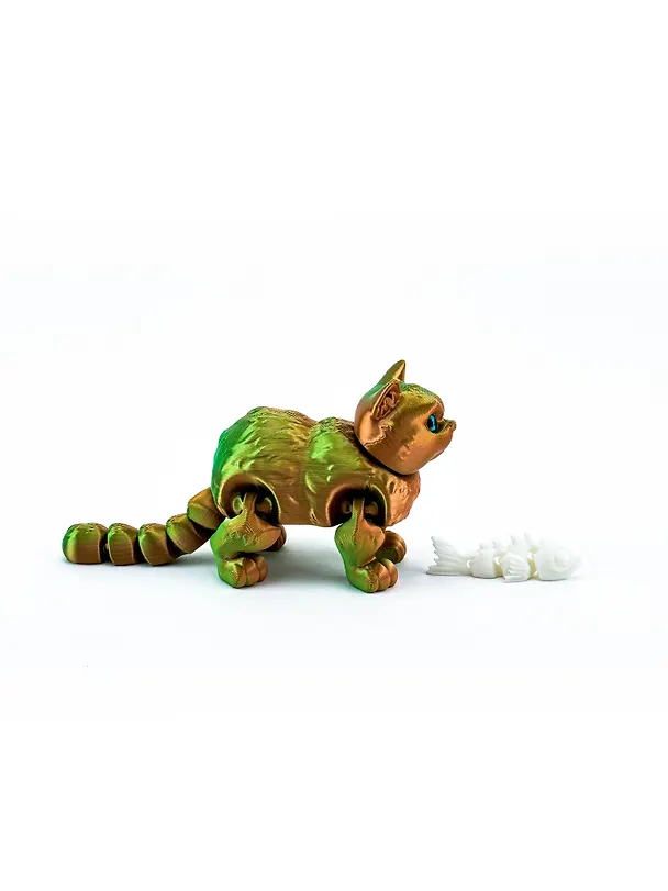 Фигурка 3D Кот Морис (пластик) (14х5) (1356) 3102562 — 2