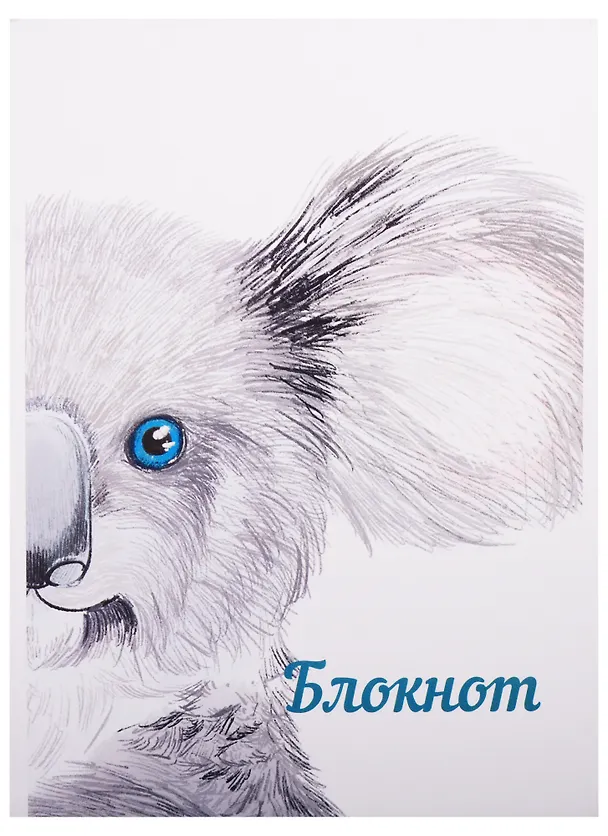 Блокнот А5 40л кл. "КОАЛА" карт.обл., скоба 257430 — 1