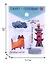 Папка-конверт А6 на кнопке СПб "Котик под дождём", вертикальная — 253198 — 2