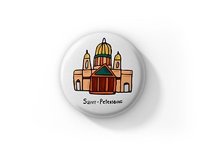 Значок Assorti SPB Saint Isaac (Санкт-Петербург) (ZZS-01266)