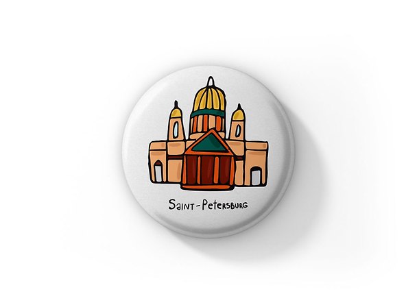 Значок Assorti SPB Saint Isaac (Санкт-Петербург) (ZZS-01266) 3119642 — 1