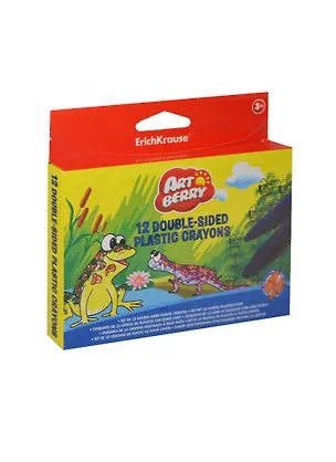 Мелки пластиковые 12цв, к/к, Art Berry 235205