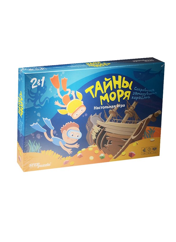 НИ Тайны моря Сокровища затонувших кораблей 2в1 (76538) (2-4 игрока) (10-20 мин.) (4-99 л.) (коробка) 2528688 — 1