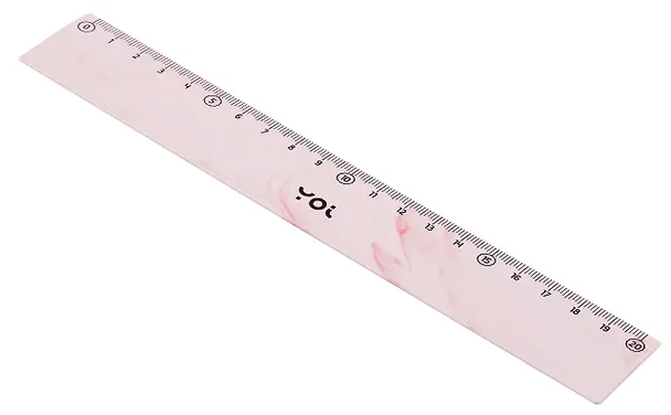 Линейка 20 см «Marble», Yoi, в ассортименте 3037669 — 3