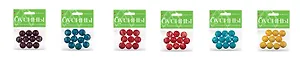 Набор для творчества, HOBBY TIME, Бусины круглые под натуральный камень, Ø 20мм, 6цв. 2-581/04
