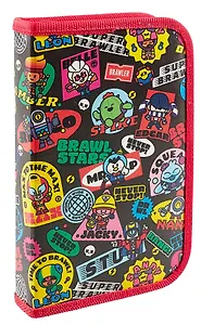 Пенал 1отд. "Brawl Stars. Black edition" 190*110, лам.картон, инд.уп.