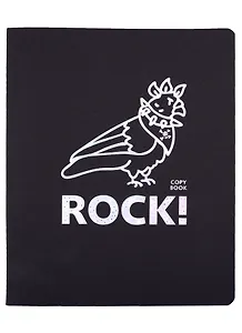 Тетрадь в клетку Listoff, "Total Black. Punk", 48 листов, в ассортименте