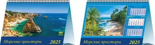 Календарь 2025г 200*140 "Морские просторы" настольный, домик — 3053355 — 1