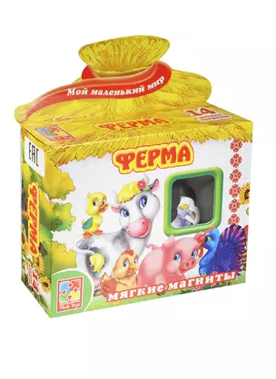 Игровой набор, ТМ Vladi Toys, Игра на магнитах Ферма, Мультиколор — 2419567 — 1