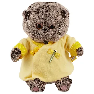 Игрушка мягкая Budi Basa, Басик BABY в желтой курточке в китайском стиле 20 см BB-033 2698217