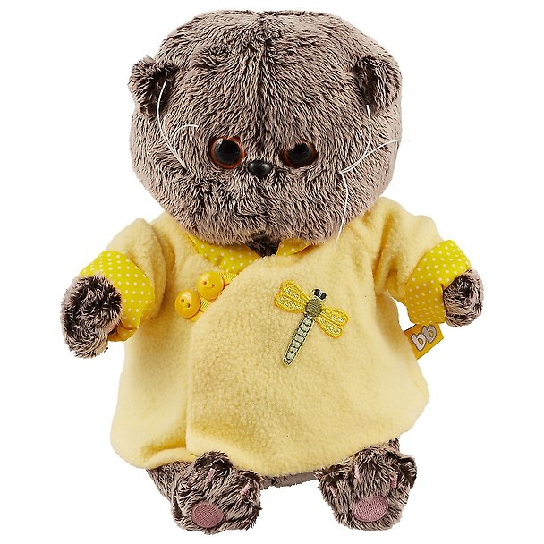 Игрушка мягкая Budi Basa, Басик BABY в желтой курточке в китайском стиле 20 см BB-033 2698217 — 1