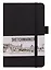Скетчбук 13*21, 80 листов "Sketchmarker" черный, нелинованный, 140г/м2, слоновая кость — 2969476 — 1