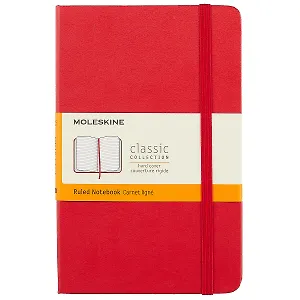 Записная книжка Moleskin Classic Medium, красная, 120 листов, А6+