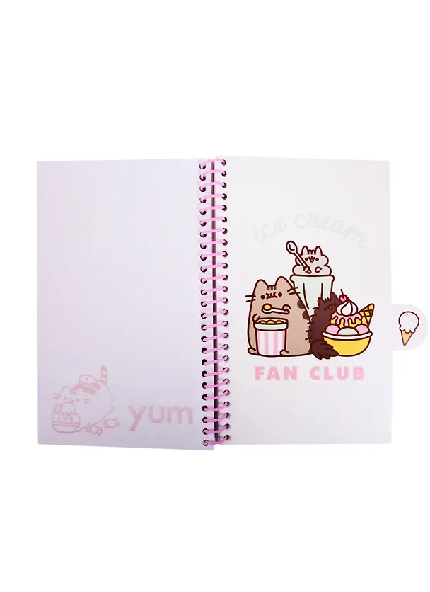 Записная книжка А6+ 60л "Pusheen" спираль, 6 цв.разделителей, инд.уп. 256945 — 5