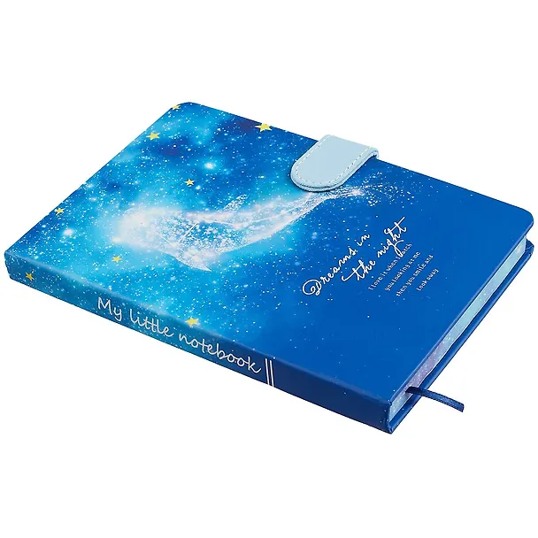 Блокнот с магнитной застежкой Кит и космос Dreams in the night (256стр) (13х19) 2849660 — 2