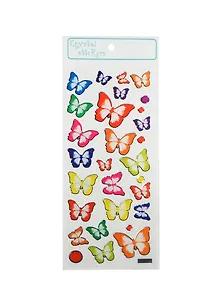 Наклейка Голография Бабочки (132945) (17х7,5см) (упаковка)