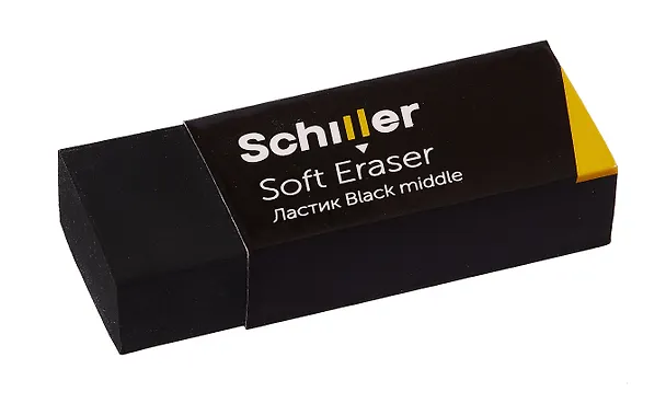 Ластик «Black middle», Schiller 3020181 — 4