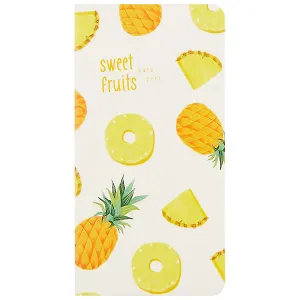 Записная книжка «Tropical Fruits» А6+, 24 листа в клетку, сшивка, Languo, в ассортименте