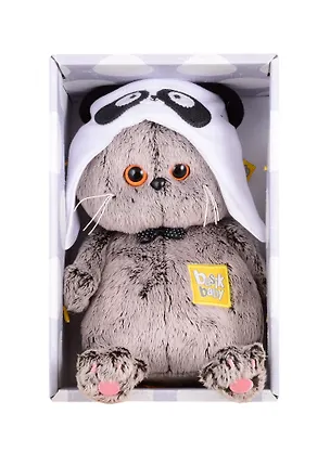 Игрушка мягкая Budi Basa, Басик BABY в шапке - панда (20 см) (BB-070) 2834862