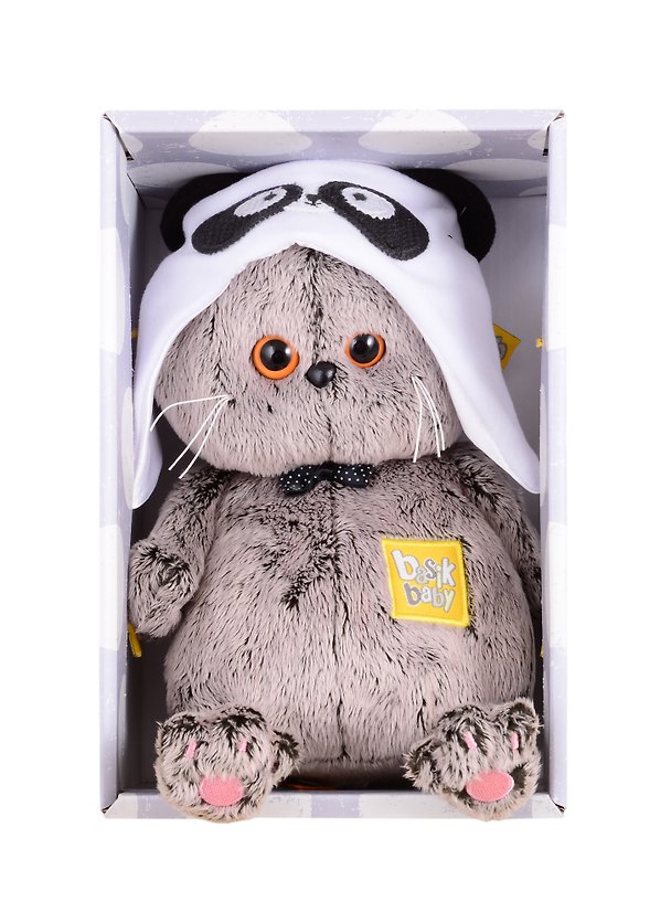 Игрушка мягкая Budi Basa, Басик BABY в шапке - панда (20 см) (BB-070) 2834862 — 1