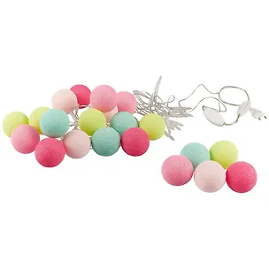 Гирлянда светодиодная яркая расцветка 2 (35 шариков) (ПВХ бокс) 2685493