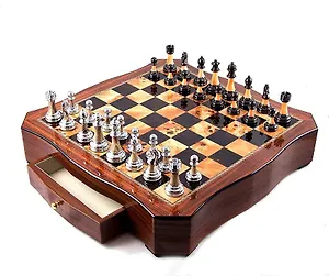 Игра настольная Шахматы (49х49х10) (дерево, ПМ) (44537)