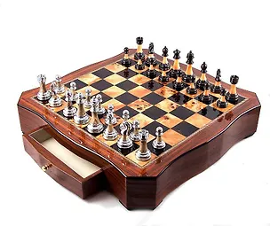 Игра настольная Шахматы (49х49х10) (дерево, ПМ) (44537) 2604144