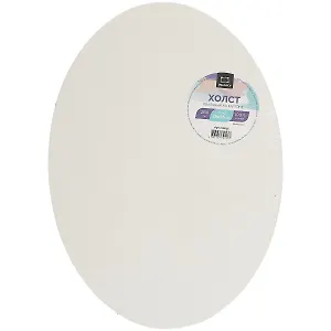 Овальный холст на картоне, 25 х 35 см
