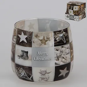 Свеча Marry christmas 7см в подарочной упаковке (348-437) (Авангард)