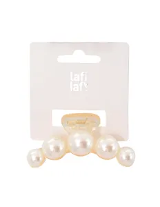 Заколка-крабик (иск.жемчуг) (7см) (12-Linxi-2) (Lafilaf)