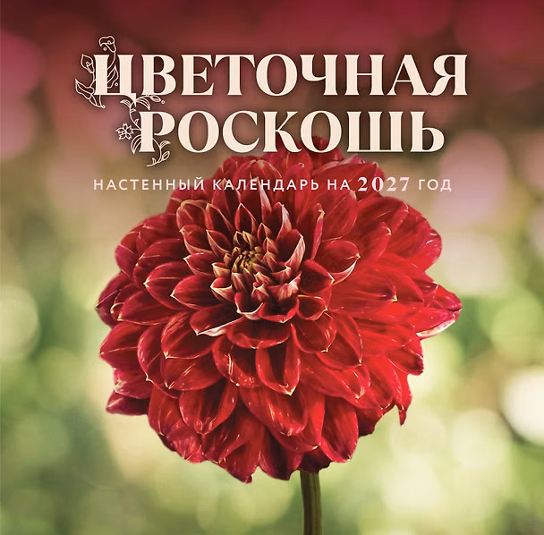 Календарь 2027г 300*300 "Цветочная роскошь" настенный, на скрепке 3174366 — 1