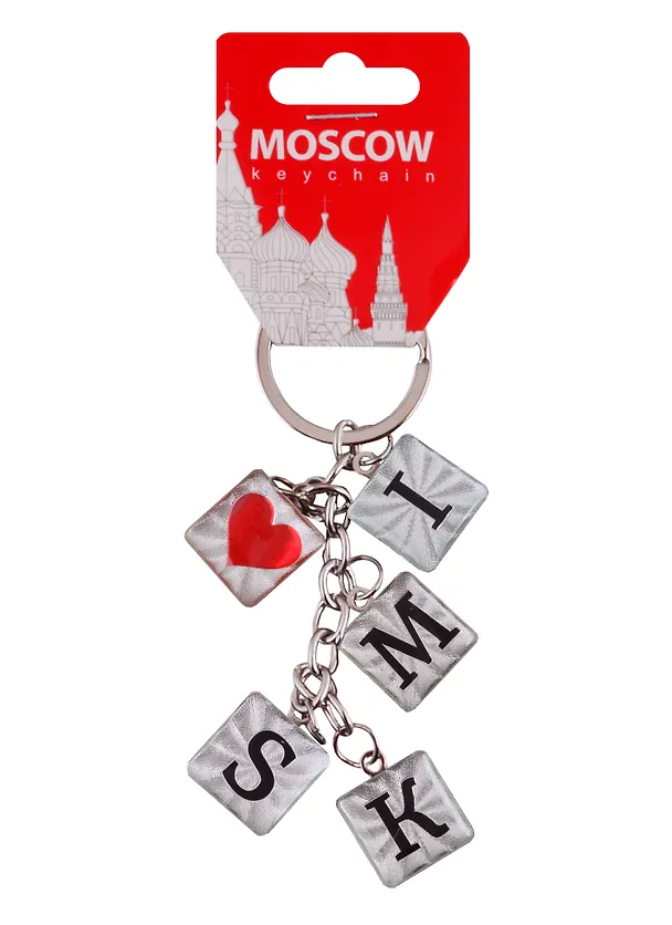 Брелок гроздь Москва (квадраты) (176-5-19-2-FK) 2779825 — 3