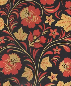 Тетрадь 150л кл. "Русский орнамент" на кольцах, 2 зап.блока, 7БЦ, Премьера