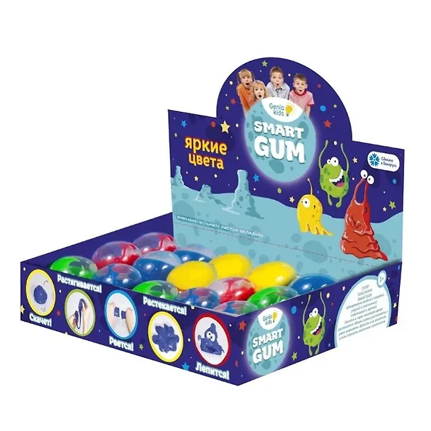 Пластилин для детской лепки DREAM MAKERS SMART GUM HG01L 357079 — 1