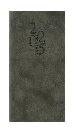 Еженедльник дат. 2025г. 64л 80x165 "Тиволи глосс", оливковый, карманный, вертик, кожзам, мягк.переплет, блинт.тиснение, пантон. срез, офсет, ляссе 3054797