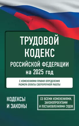 Трудовой кодекс Российской Федерации на 2025 год. Со всеми изменениями, законопроектами и постановлениями судов — 3056672 — 1