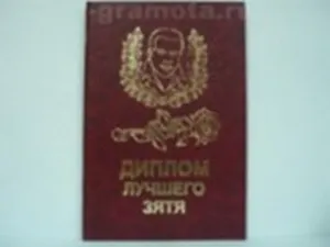 Диплом лучшего зятя (AE0000305) (Мастер)