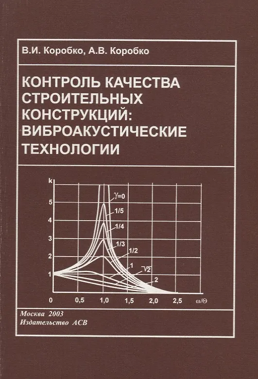 Книга Контроль качества строительных конструкций: виброакустические технологии (Виктор Коробко) — 1