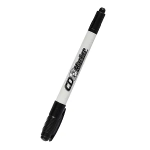 Маркер перманентный GoodMark, двухсторонний черный