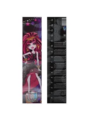Линейка 15см "Мonster high" 3D, таблица умножения, пластик, инд.уп., ассортиCentrum 233001