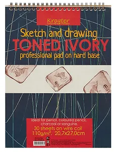 KR.Альбом для эскизов А4, 30л., спираль, тверд.карт.подлож. 05534