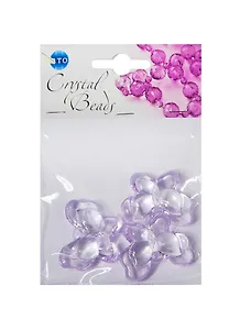 Бусины Кристальная игра Бабочки розовые (CRP157) (3шт) (упаковка)