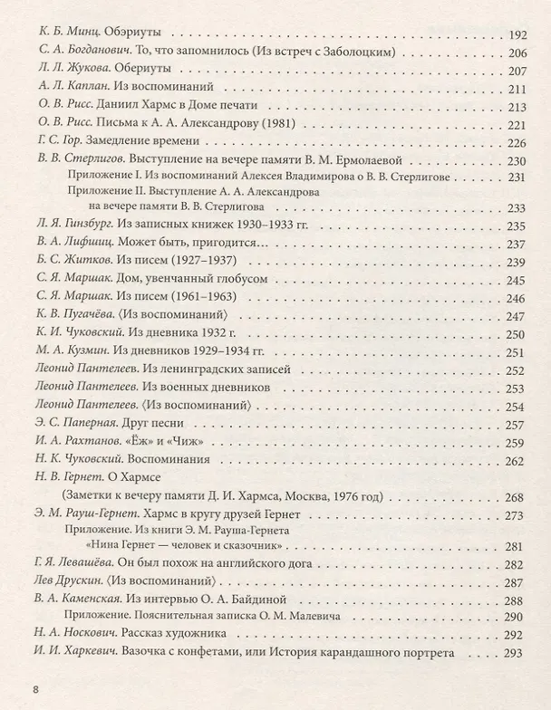 Книга ДАНИИЛ ХАРМС ГЛАЗАМИ СОВРЕМЕННИКОВ: Воспоминания. Дневники. Письма () — 7